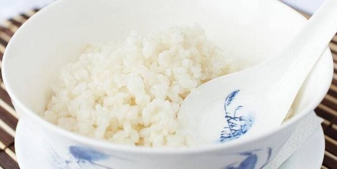 βραστό ρύζι για απώλεια βάρους
